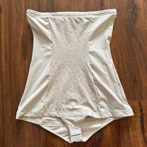 Assets Red Hot Label Spanx Sleek Slimmers Cheetah Body Tunic XL Shapewear Nude